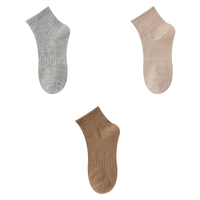 

3 пары женских однотонных хлопковых коротких носков, дышащие, простые, спортивные, удобные, до щиколотки 3 PAIRS