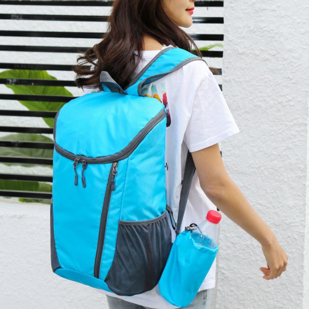 Backpack Large Capacity Folding Bag Lightweight Waterproof Outdoor Camping Mountaineering Bag