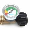 Propane Tank Gauge Adapter Level Indicator Universal Brass Fittings Convert POL To QCC1 Type 1