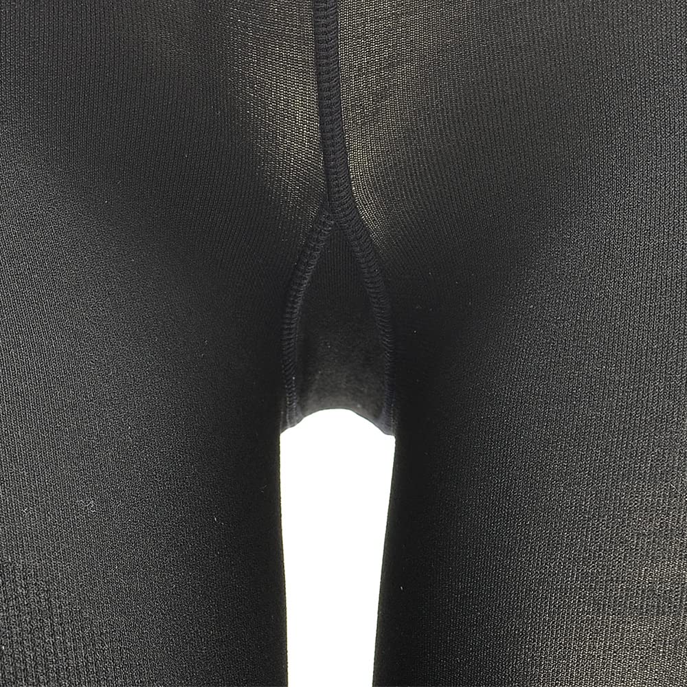 Gunze RIZAP Compression Summer Burn Calories While Cool to the Sizes Leggings, Type, Walking, Touch, 3/4 Length, Women's, Black, L-LL