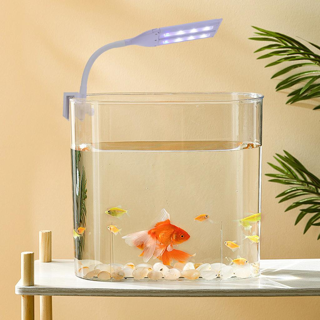 1Pcs Fish Tank Lamp LED Aquarium Frame Light Easy Clean Uniform Illumination Ideal for Aquatic Plants Fish Tanks Lighting Tool