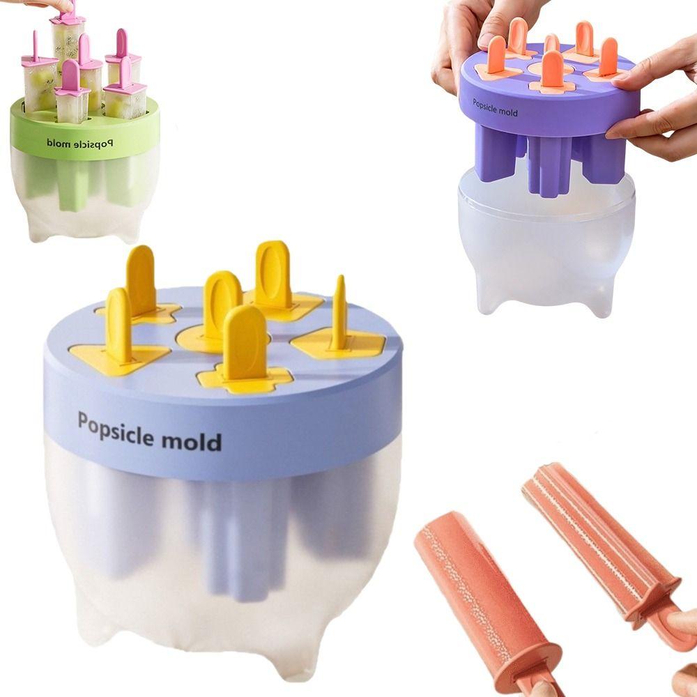 DIY Ice Popsicle Molds 6 Branches Popsicle Maker New Ice Cube Maker  Summer Party