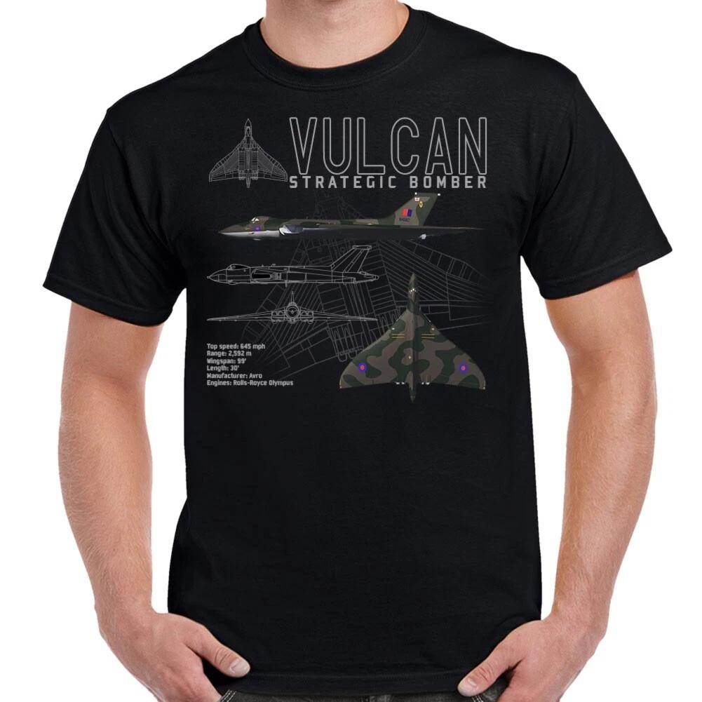 Vulcan Bomber Schematic Adult T-Shirt XXXXL