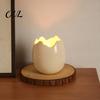 Translucent Light Vase Ceramic Eggshell Candle Holder for Scented Candles, Candles Unique Housewarming Gift Container, Minimalist Art Ornament