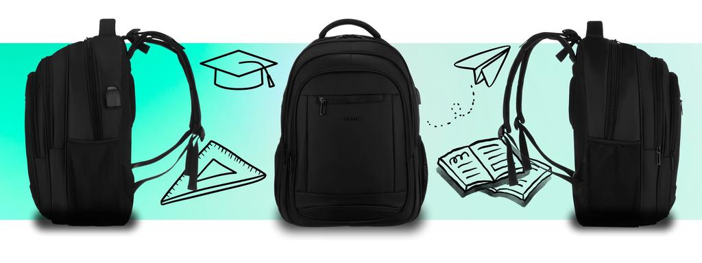 PTN BHX-02-9778 Black Backpack