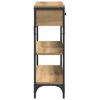 Console Table Artisan Oak 72.5 x 25 x 75 cm Engineered Wood