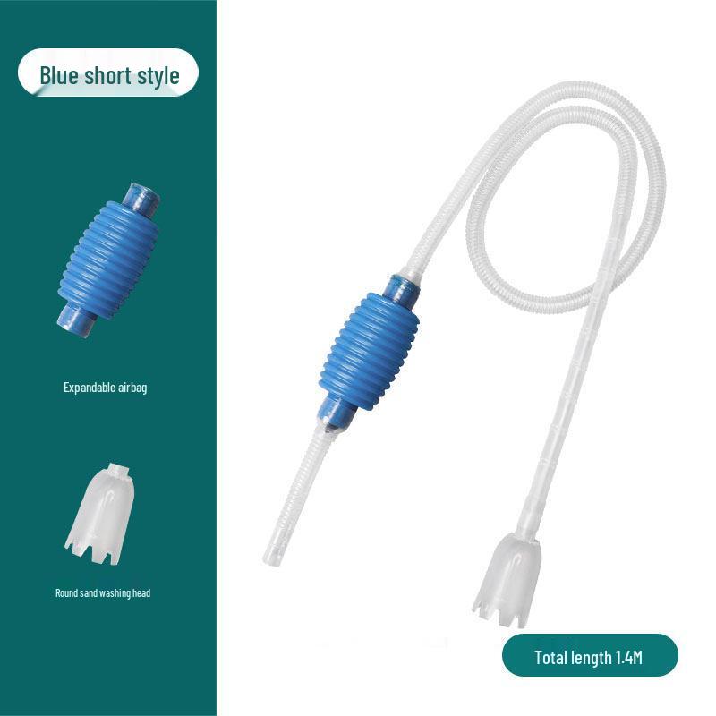 Manual Mini Aquarium Water Changer & Cleaner Siphon Tube