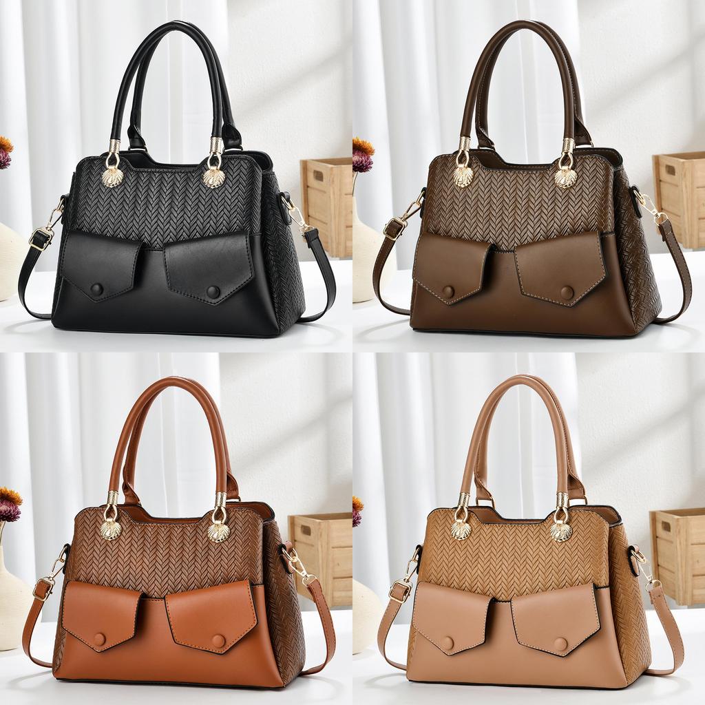 Fashion Womens Pu Shoulder Bag With Zipper Closure For Daily Use