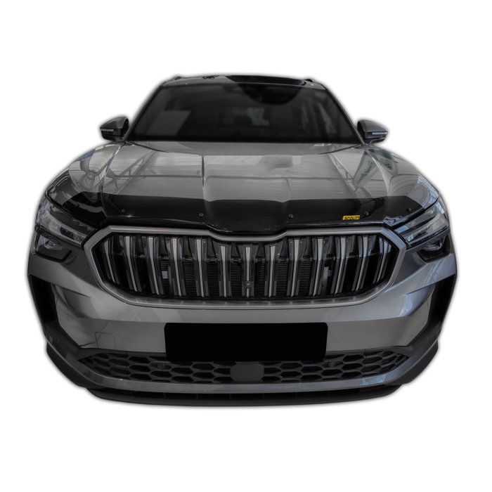 SCOUTT | Bra Capot Déflecteur Protection Pour Skoda Kodiaq Depuis 2024, Aérodynamique, Assemblage Facile, Aucun perçage requis