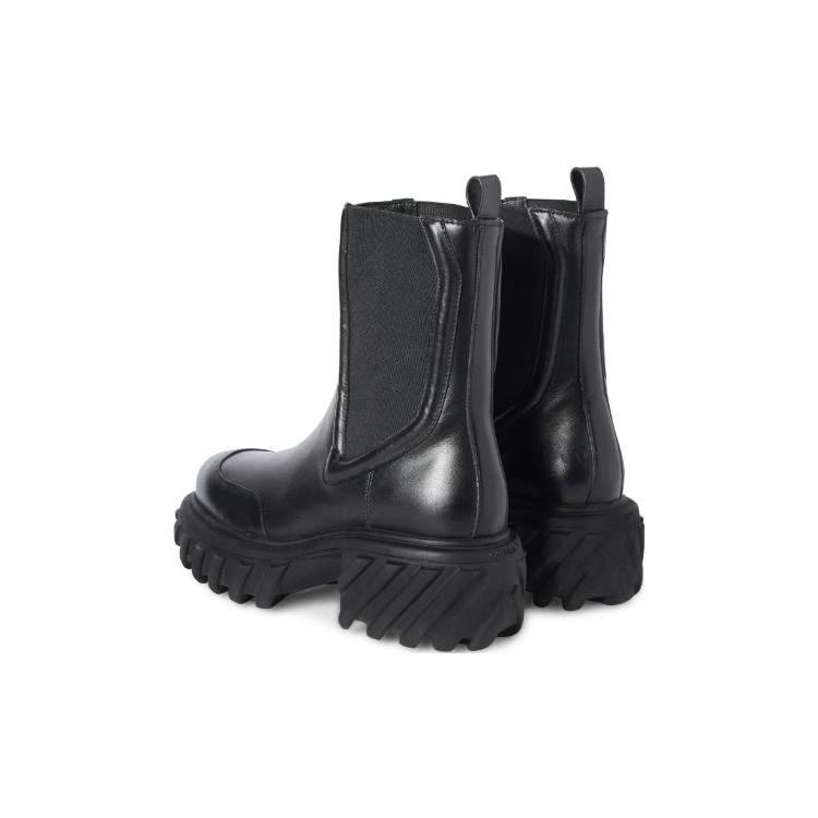 Off-White Tractor Motor Leather Boots Women's OWID039F23LEA0011010