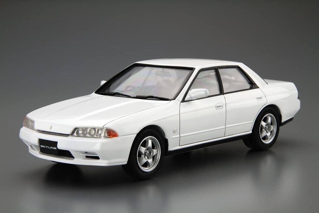 Aoshima Bunka Kyozai The Model Car 32 Nissan HCR32 Skyline Type M Plastic Model Kit Co., Ltd. (AOSHIMA) No. 1/24 GTS-t '89
