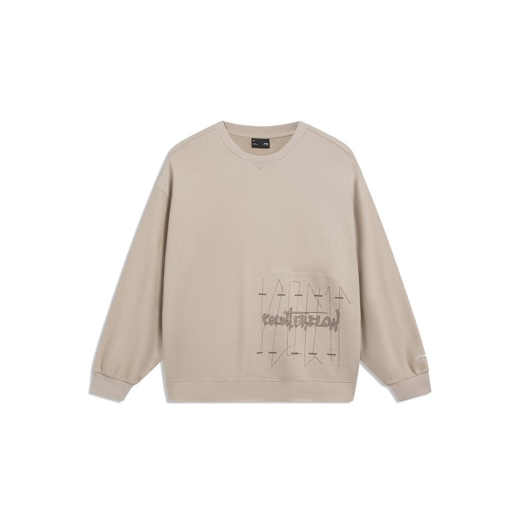 Li Ning Sweatshirt Unisex Goat Gray AWDT571-2