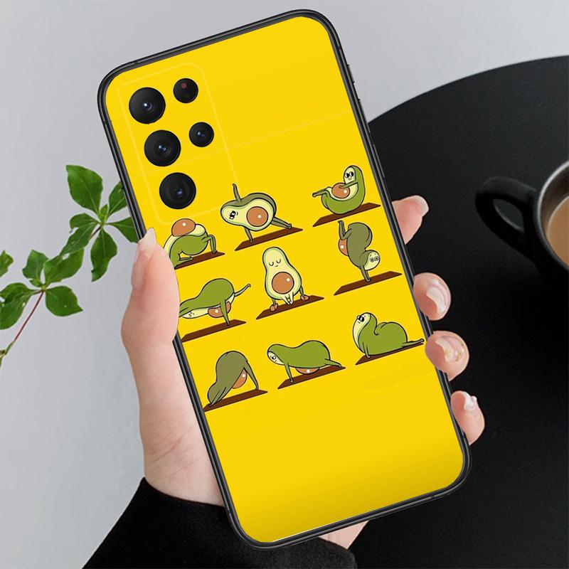 

Cartoon Avocado Phone Case For Samsung Galaxy A15 A35 A55 A52 A53 A54 A33 A34 A25 A05S A16 A14 A05 A13 M15 M55 M35 A16 5G
