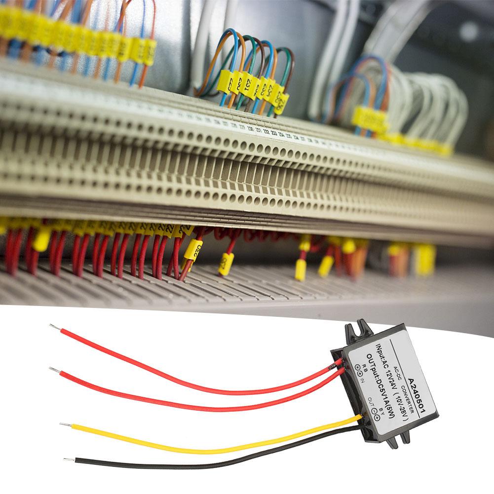 AC 12V 24V zu DC 5V Abwärtswandler AC DC Stromversorgungsmodul