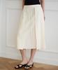 Oeoseoul Layered Banding Skirt [2 Colors]