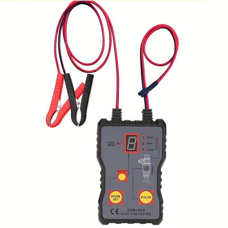 Fuel System Scan Tool Automotive Cleaning Tool Kit Injector Flush Cleaner Car Fuel Injector Tester Portable 4 Pulse Mode