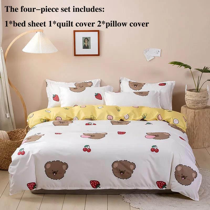 bed sheet and pillowcase set