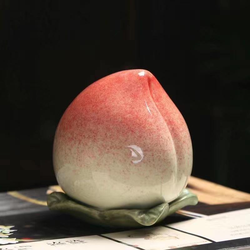 

Творческий Керамический Имитатор Фруктов Клубника Конфеты Банка Специй Чайник Бытовой Герметичный Хранитель Влаги Настольный Чайный Стол Украшения Peach