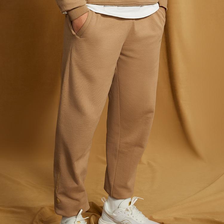 Saucony Knitted Sweatpants Men's Umber Horsehair Moderate Cuffed Pants SC2239130-2
