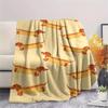French Bulldog Sausage Dog Print Flannel Blanket,High Quality Comfortable for All Seasons,Home Decor,Warmth and Comfort,Perfect for Christmas Gifts