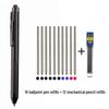 4-in-1 Schwerkraftsensor-Stift: Mehrfarbiger Kugelschreiber und Druckbleistift für Schüler