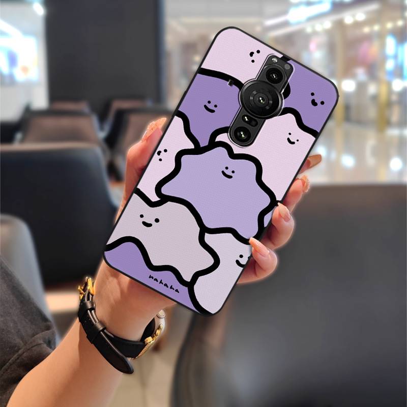 Graffiti Anti-dust Phone Case For Sony Xperia Pro-I Animals Durable Full wrap Dirt-resistant Waterproof Cartoon Cute TPU
