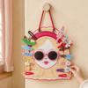 Girls Hair Accessories Organizer Wall Mounted Headband Hair Clip Bow Sunglasses Holder Hanging Display Rack