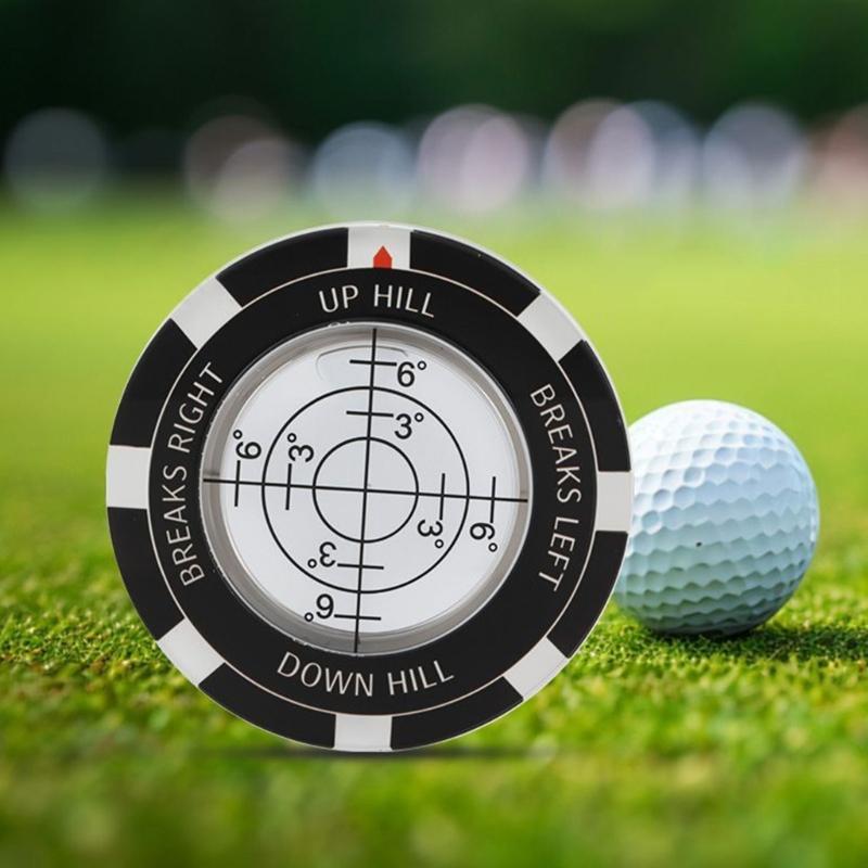 High Precisions Putting Green Golfs Putting Aid Golfs Green Reader Profession Putt Golfs Balls Marker Round Bubble Level