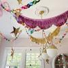 Multicolor Drizzle Garland PET Thickening Metallic Foil Fringe Encryption Background Ornament Glitter Fringe Birthday Decoration