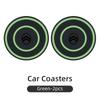 Silicone Double Ring Car Cup Mat Anti-Slip Insert For Citroen C4 C3 C5 C1 C2 C-Elysee Berlingo Picasso Jumpy Cactus Aircross aia256