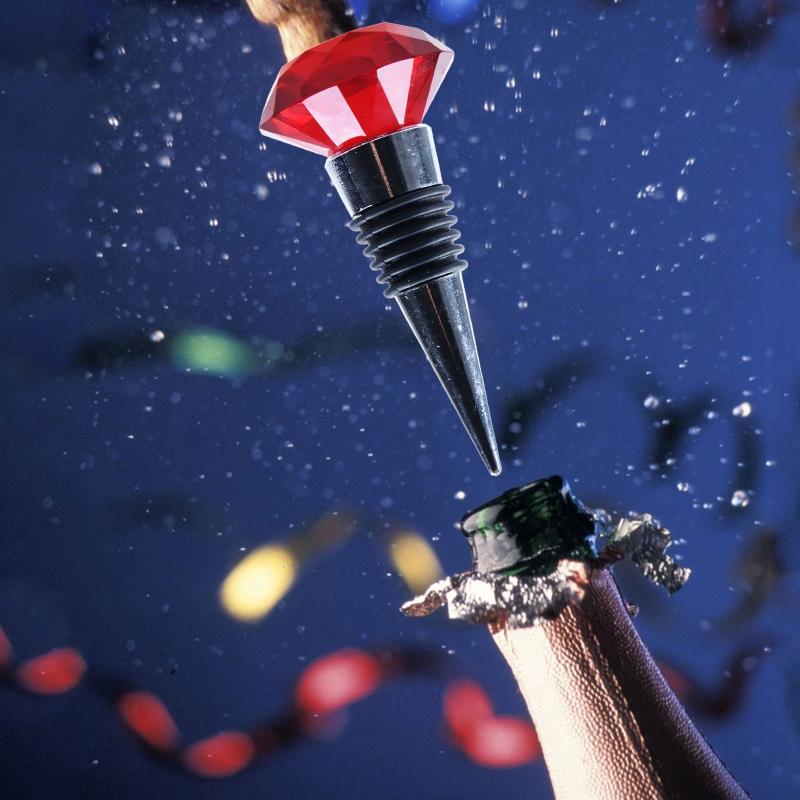 Premium Quality Creative Crystal Zinc Alloy Bottle Champagne Corks Red Wine Cork Reusable Wine Bottle Stoppers Kitch
