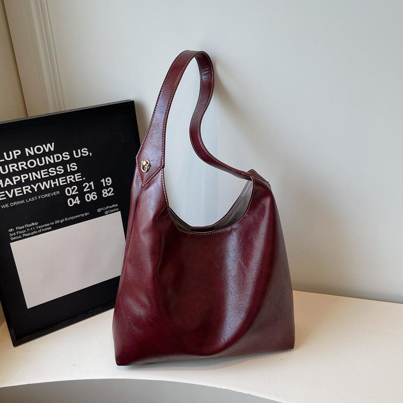 

Премиальная сумка большой вместимости, женская новая ретро сумка-тоут для поездок на работу, повседневная универсальная сумка через плечо