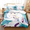 Re Zero Bedding Set Single Twin Full Queen King Size Bed Set Aldult Kid Bedroom Duvetcover Sets 3D Print Anime Bed Sheet Set