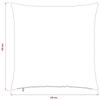 Pillow Cover 2 pcs HEERLEN Taupe 65 x 65 cm PV Fleece