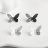 S925 Silver Retro Butterfly Spacer Bead Connector for DIY Jewelry Bracelets & Necklaces