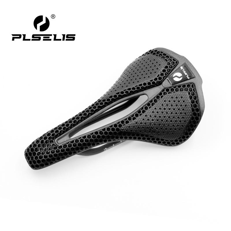 3D Printed Carbon Fiber Bicycle Saddle Lightweight Road Mountain Bike Seat