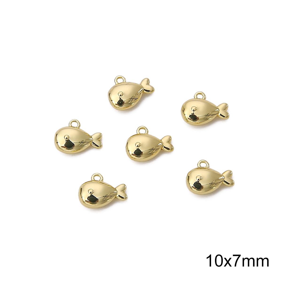 

Медный кулон серии «Морская жизнь» для изготовления ювелирных изделий своими руками, аксессуары для рукоделия 10x7mm
