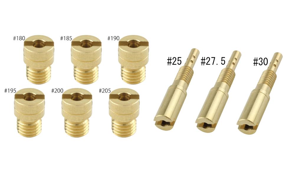 POSH SR400 (2001-2008) 792002-10 Motorcycle Supplies, Main Jet/Pilot Jet Set, Oversize Main Jet/Pilot Jet Set, Main (8X9) Pilot (28X5-F)