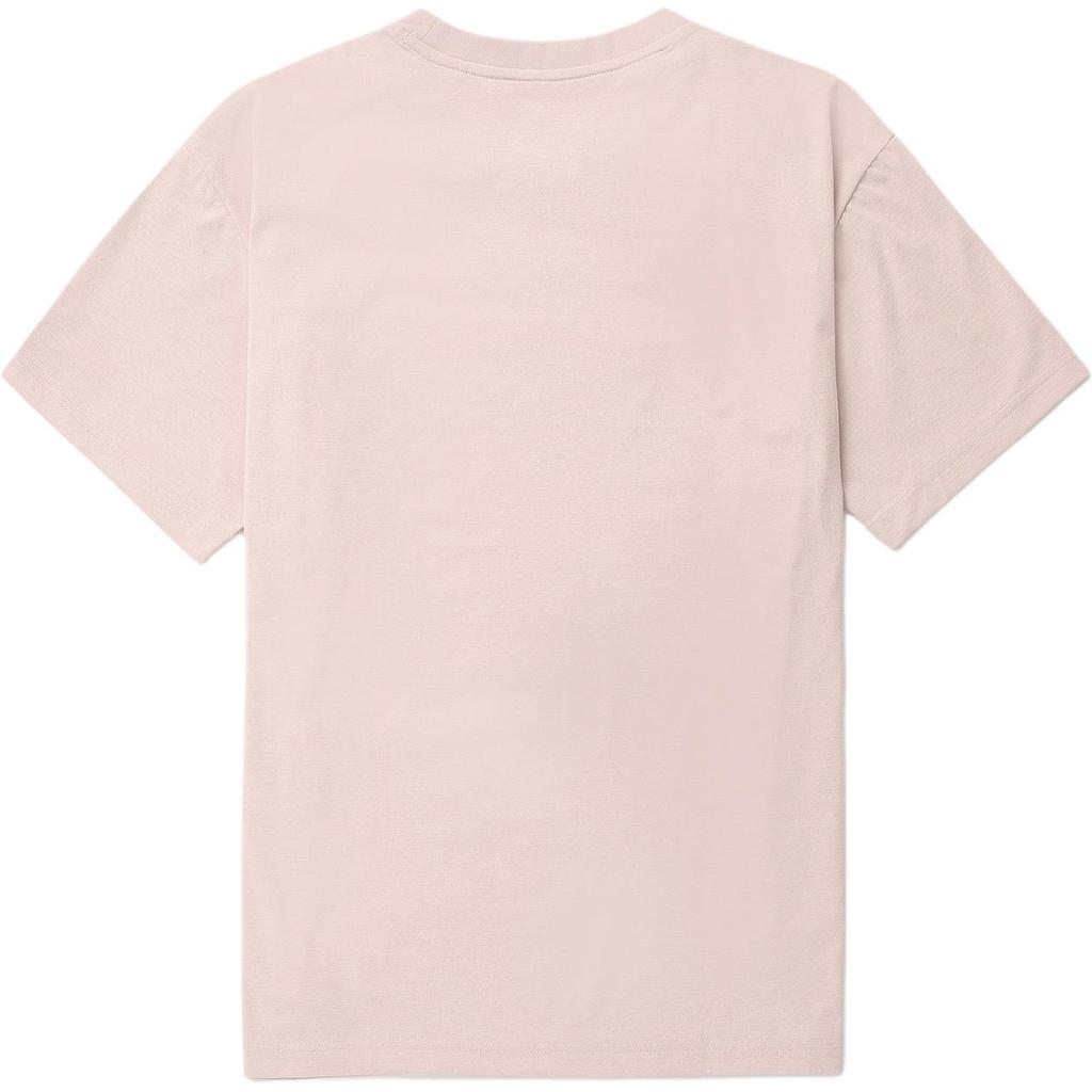 KOLON SPORT Solid Color Round Neck Short Sleeve T-Shirt Unisex Tops Light-Pink TLTCM24605LPI
