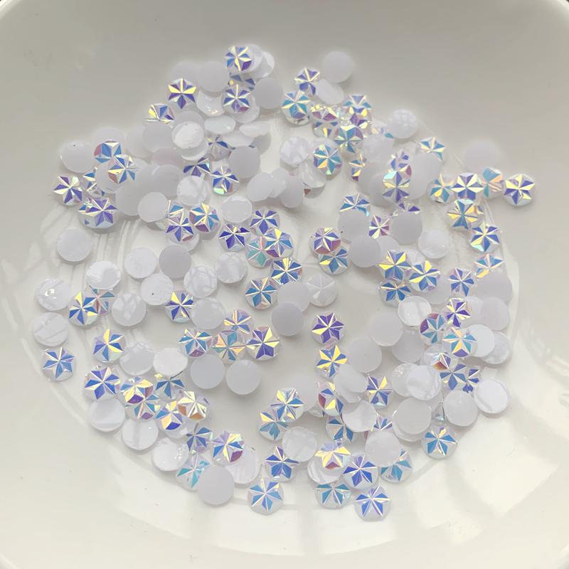 Random Rhinestone White Buy 5mm White AB Round Rhinestone DIY Jewelry Making Accessories ...