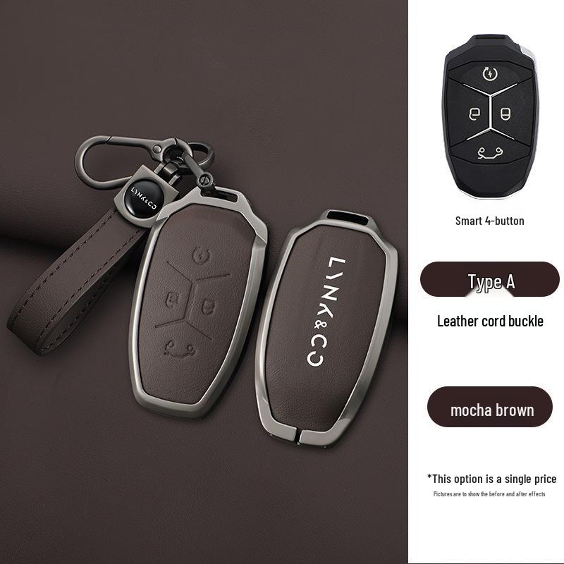 Pouzdro na klíč Lynk & Co 03: Kompatibilní s 0607, 01 Shell, 05 Nový model, 02 09 EMPS Energy Crystal Z10 Přezka na krytu