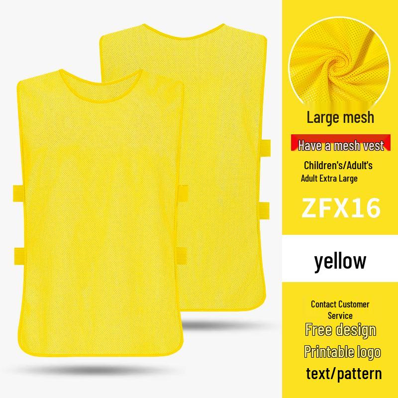 

Kids Sports Training and Team Vests for Football, Basketball, and Group Activities M жовтий