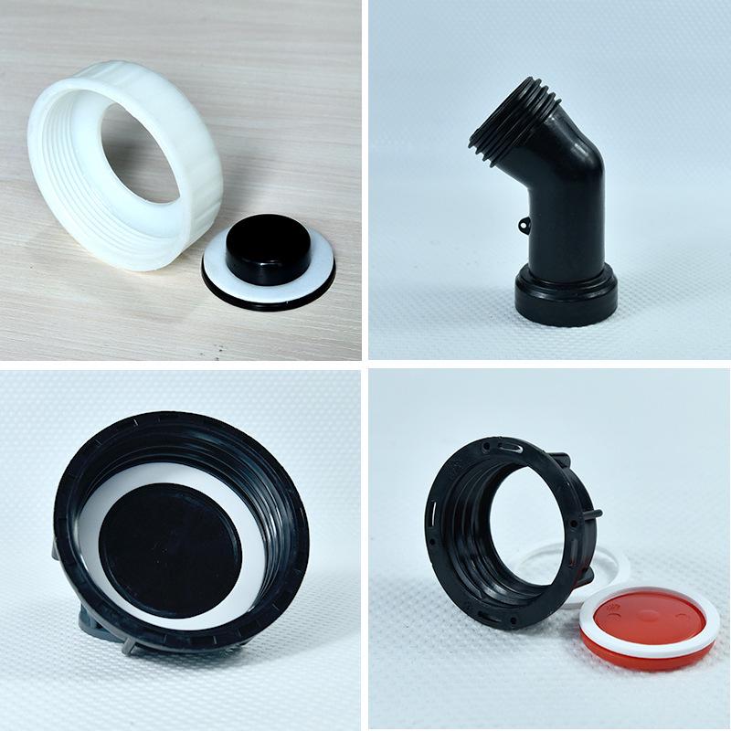 Coperchio e Valvola di Sfiato per Fusto in Plastica IBC da 1000L con Adattatori da 1/2" e 3/4"