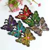 6Pcs/Set Colorful Butterfly Fowers Embroidered Patches Applique Clothing Patch Decoration