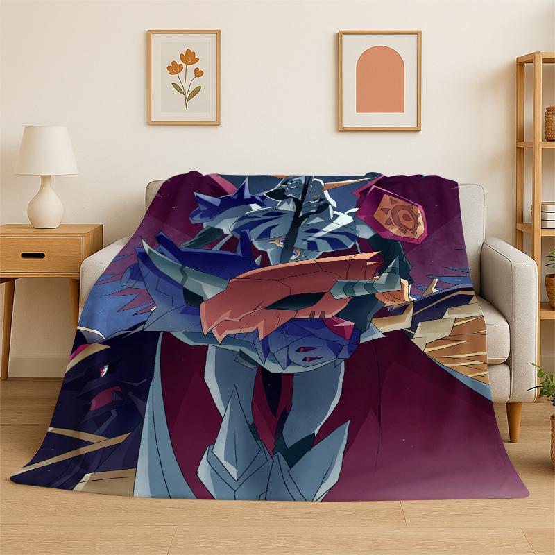 

Digimon Adventure Angewomon Agumon Cartoon Flannel Blanket Soft Warm Throw Blanket for Bedroom Living Room Bed Travel Picnic 75x90cm