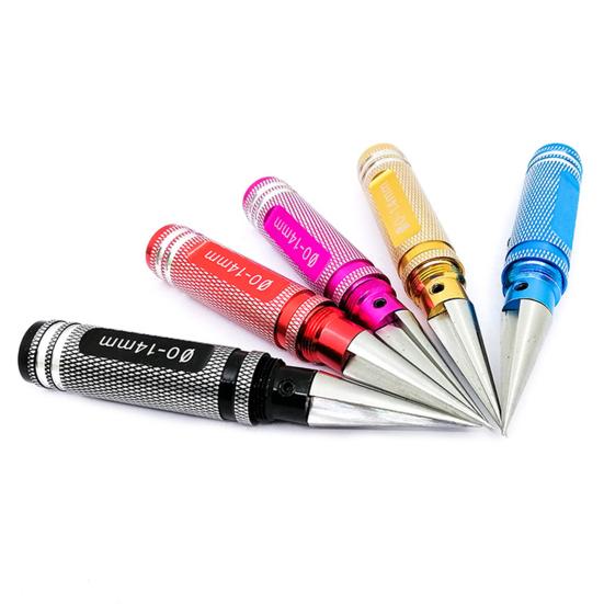 Multipurpose Manual Hole Punch Heavy Duty Metal 0-14mm Hole Puncher Reamer DIY Crafts Woodworking Hole Opener Drilling Tool