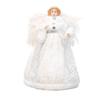 New Angel Treetop 12inch Christmas Ornament Angel Figurine Christmas Tree Topper for Holiday Desktop Living Room Bedroom Bar