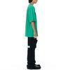 We11done Ss22 Logo Heart Pattern Printed Round Neck Short Sleeve T-Shirt Unisex T-Shirt Green WD-TT1-22-672-U-GR