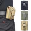 Modular Nylon Organizer: 1-Pack EDC Waist Pack & MOLLE Pouch with Belt. Hand Washable for Outdoor & Tactical Use.