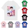 Kid's Anime Printed Short Sleeved T-shirt